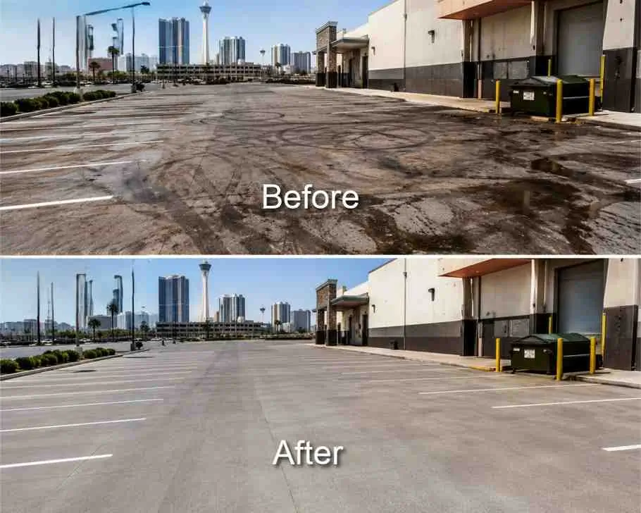 power washing las vegas 14 Parking lot cleaning las vegas